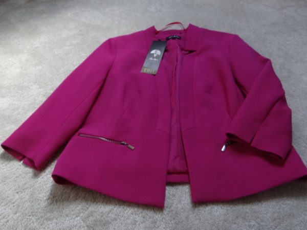 Women's Fuschia Coloured Jacket size 16