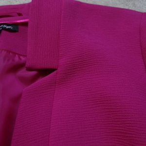 Women's Fuschia Coloured Jacket size 16