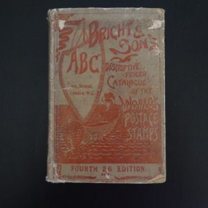 1900 approx. Bright and Son's "A B C" Stamp Catalogue