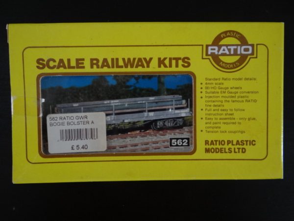 Plastic Ratio Models 562 GWR Bogie Bolster with Steel Load