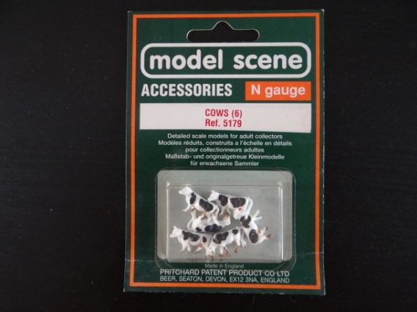 Cows (6) model scene Accessories N Gauge