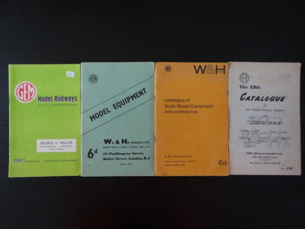 4 x Old Model Railway Catalogues