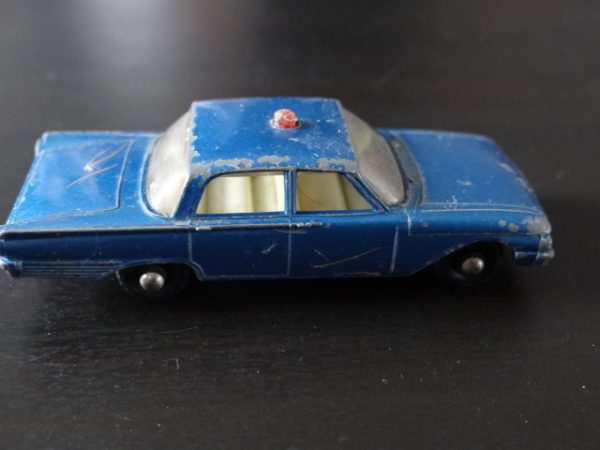 Ford Fairlane Police Model Car Made in England by Lesney No. 55