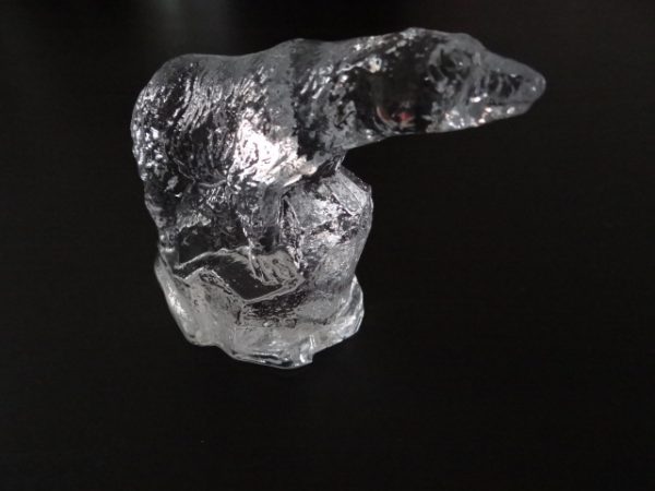 Glass Polar Bear Figure, believed to be Bergdala