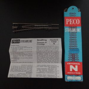 1 x Peco Streamline N Gauge SL-392X Medium Radius L/H Boxed (insulfrog only) Track