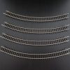 4 x Peco Setrack N Gauge ST-12 No.1 Radius Double Curve Track