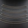 4 x Peco Setrack N Gauge ST-12 No.1 Radius Double Curve Track