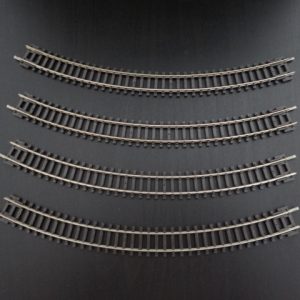 4 x Peco Setrack N Gauge ST-12 No.1 Radius Double Curve Track