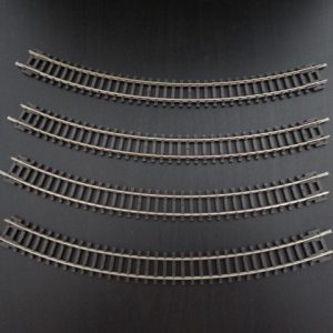 4 x Peco Setrack N Gauge ST-12 No.1 Radius Double Curve Track