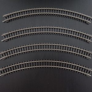 4 x Peco Setrack N Gauge ST-12 No.1 Radius Double Curve Track