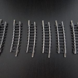 6 x Lima Italy N Gauge N/572, R=203,15 degrees Track