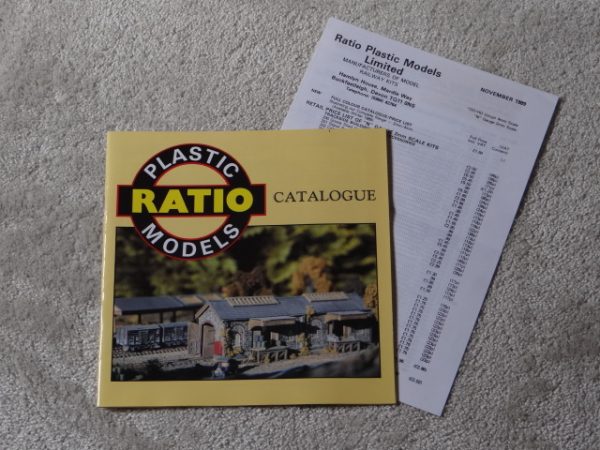 Ratio Plastic Models Catalogue and November 1989 Price List