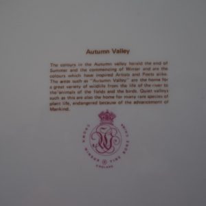 'Autumn Valley' Souvenir Collector's Plate