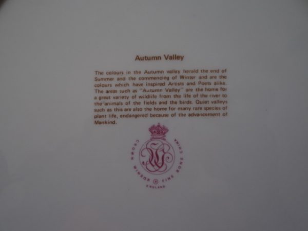 'Autumn Valley' Souvenir Collector's Plate