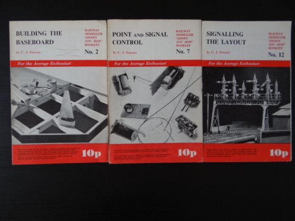 Railway Modeller 'Shows you How Booklet' x 3 by C. J. Freezer