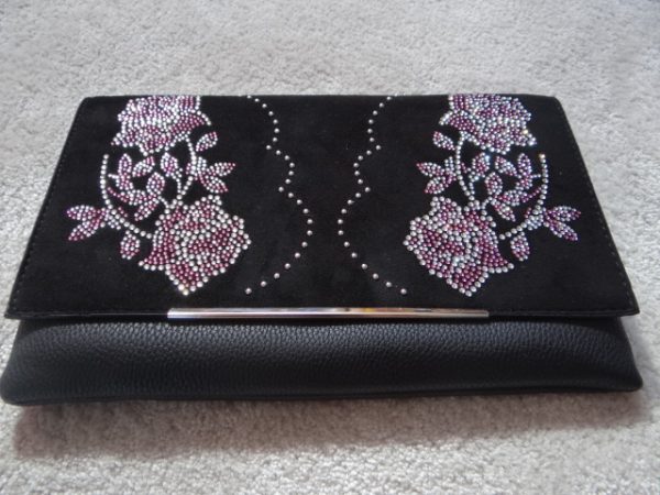 Clutch Bag with Silver Chain Strap