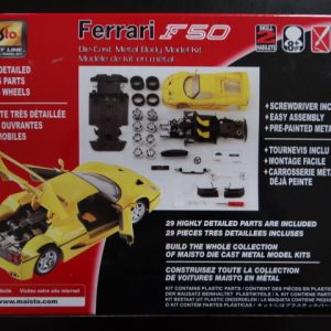 Ferrari F50 Die-Cast Metal Body Model Kit Maisto