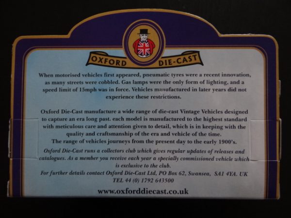 Oxford Die-Cast Model Van Limited Edition VE Day 60th Anniversary May 8th