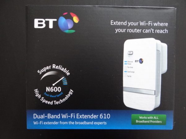 BT Dual-Band Wi-Fi Extender 610