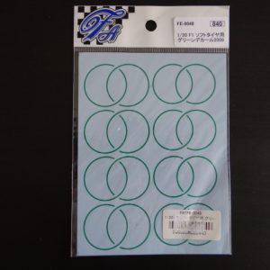 F1 Soft Tire Green Decal Set 2009 FE-0048