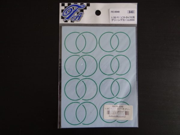 F1 Soft Tire Green Decal Set 2009 FE-0048