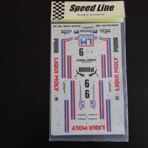 Speedline Porsche 962 Liqui Moly WSPC 1985 Decal Set