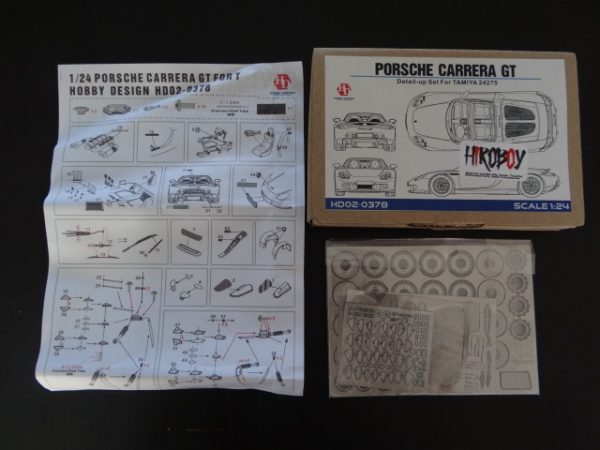 Hobby Design Porsche Carrera GT Detail-up Set for Tamiya 24275