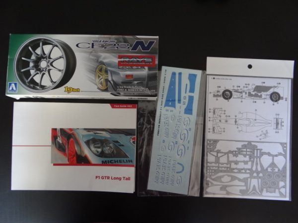 Various odd model kit parts/sheets as per photos