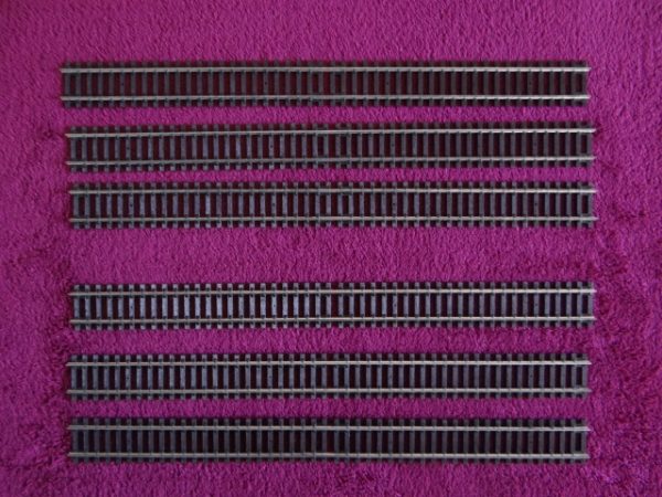 Track x 6 - R601 Hornby OO Gauge Double Straight - Made in Austria