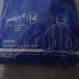 Women's Packaway Waterproof Jacket size 14