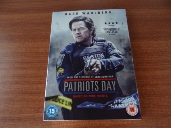 Patriots Day DVD Starring Mark Wahlberg