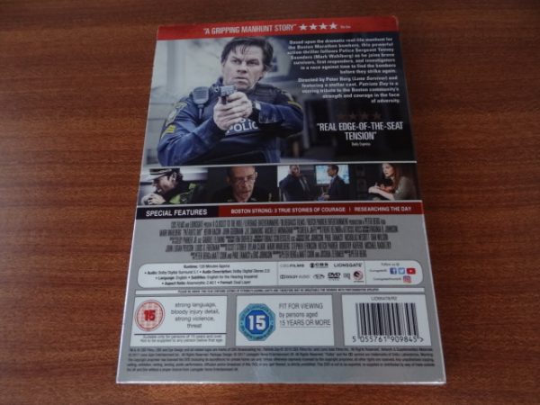 Patriots Day DVD Starring Mark Wahlberg