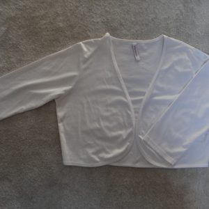 Women's White Bolero / Shrug size 16